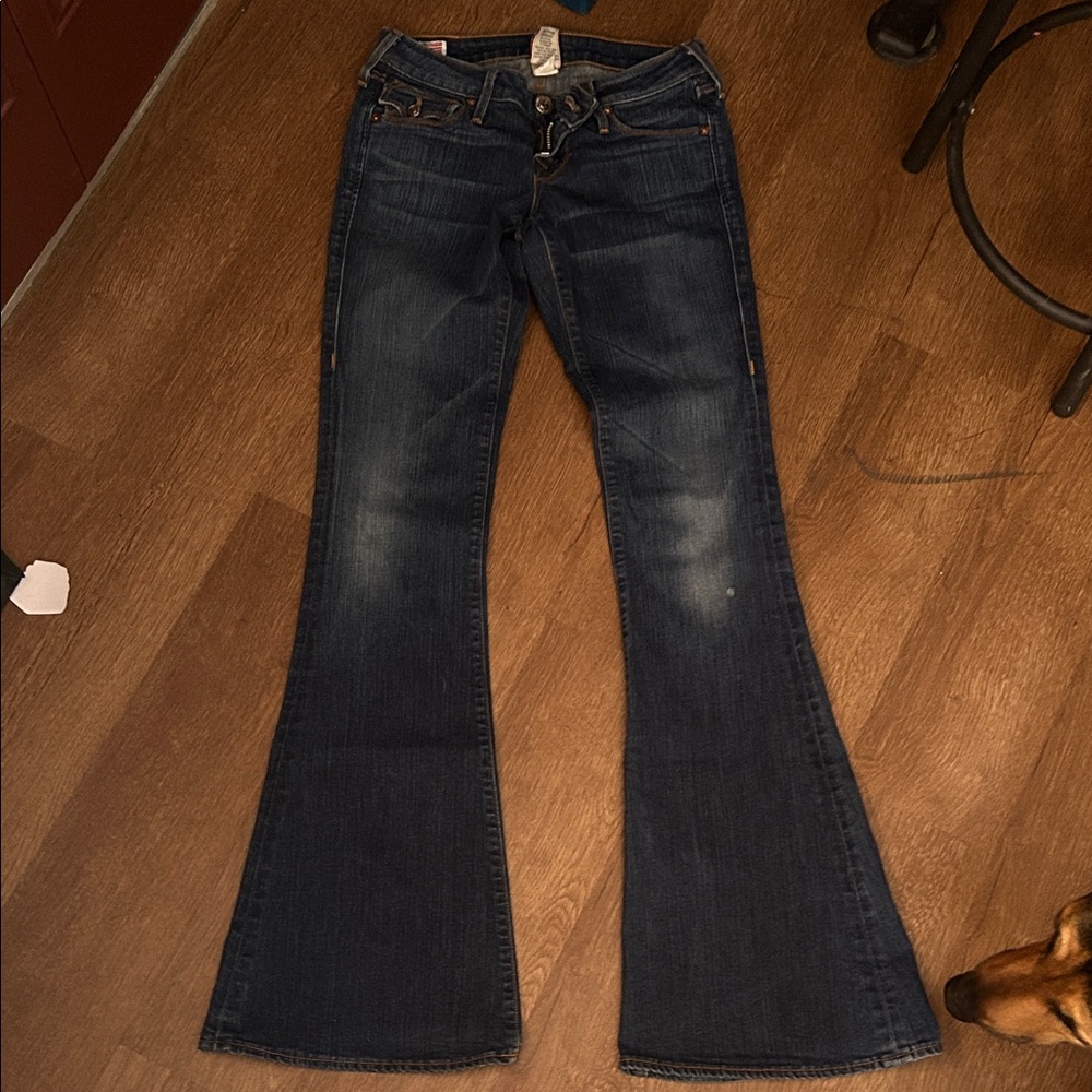 Women's Dark true religion Flared Jeans